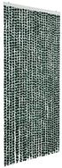 vidaXL Insektenschutz-Vorhang, Fliegenvorhang Gr&uuml;n und Wei&szlig; 100x220 cm...