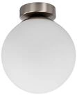 Lindby Deckenleuchten Lennie, Glas Wei&szlig; IP44, 1 x 60 W