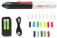 Bosch Home & Garden Hei&szlig;klebestift Gluey, pink, (USB-Ladeger&auml;t & -Kabel, 2x1,2 V