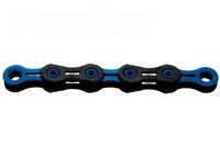 KMC Fahrradkette KMC Kette X-11 SL DLC Super Light 118 Glieder schwarz-blau
