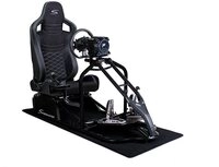 Speedmaster Simulator Cockpit Pro Sim Racing Cockpit Racing Wheel Stand SCHWARZ