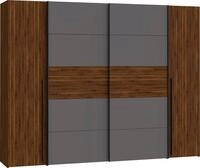 FORTE Kleiderschrank Narago, Kombischrank, Paneele wechselbar (B/H/T ca.