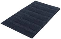 Badematte MONROVIA, 70 x 120 cm, Navyblau, Gestreift, rutschhemmend beschichtet,