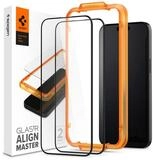 Spigen Displayschutzglas Spigen AlignMaster Full Screen Protector Apple iPhone...