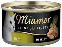 Miamor Feine Filets Huhn in Jelly 100 g - 24 St&uuml;ck, Nassfutter f&uuml;r: Katze