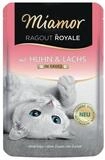 Miamor Ragout Royale mit Huhn & Lachs in Sauce 100 g - 22 St&uuml;ck, Nassfutter...