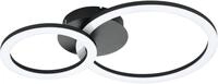 EGLO Deckenleuchte PARRAPOS-Z Deckenlampe schwarz, TuneableWhite, ZigBee 3.0,
