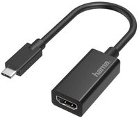 Hama Hama 00200315 Videokabel-Adapter USB Typ-C HDMI Schwarz Adapter