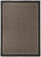 vidaXL Teppich Outdoor-Teppich Flachgewebe 120x170 cm Dunkelbraun, Rechteckig
