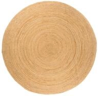 vidaXL Teppich Teppich Jute Geflochten 210 cm Rund, Runde