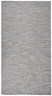 vidaXL Teppich Outdoor-Teppich Flachgewebe 80x150 cm Braun und Blau, Rechteckig
