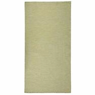 vidaXL Teppich vidaXL Outdoor-Teppich Flachgewebe 100x200 cm Gr&uuml;n