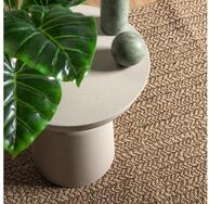 vidaXL Teppich, 140x200 cm Jute-Optik Innen und Au&szlig;en