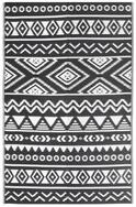 vidaXL Outdoorteppich, BalkonteppichSchwarz 190x290 cm PP