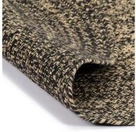 vidaXL Teppich, Handgefertigt Jute Schwarz und Braun 180 cm