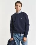 Sweatshirt GANT "REG SHIELD C-NECK SWEAT", Herren, Gr. S, blau (evening blau),