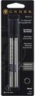 CROSS-USA Tintenroller CROSS Gel-Rollerballmine Selectip schwarz 0,7 mm, 2...