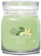 Yankee Candle Duftkerze Aromatic candle Signature glass medium Vanilla Lime 368...