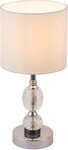 GLOBO LIGHTING Tischleuchte BRONN, Leuchtmittel wechselbar, Verchromte...