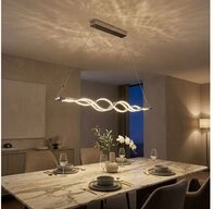 GLOBO LIGHTING LED-H&auml;ngeleuchte, LED-Leuchtmittel fest verbaut, Neutralwei&szlig;,