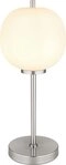 GLOBO LIGHTING Tischleuchte BLACKY I, ohne Leuchtmittel, Tischlampe Glas opal DM