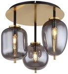 GLOBO LIGHTING Deckenleuchte BLACKY I, ohne Leuchtmittel, H&auml;ngeleuchte Messing matt,