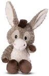Nici Kuscheltier 49033 - Esel Donkeylee grau, 22 cm (1-St)