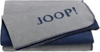 JOOP! Tagesdecke Joop Wohndecke Uni Doubleface Silber Navy 200 x 150 cm...