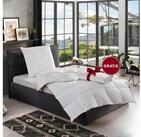 RIBECO Daunenbettdecke Ella, Bettdecke GRATIS dazu 1x Handtuch, F&uuml;llung: 90%...