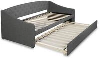 Homestyle4u Schlafsofa 90x200 ausziehbar Lattenrost G&auml;stebett Jugendbett