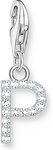 THOMAS SABO Kettenanh&auml;nger Thomas Sabo Damen-Charm 925er Silber Zirkonia
