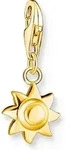 THOMAS SABO Kettenanh&auml;nger Thomas Sabo Damen-Charm 925er Silber Sonne...