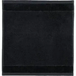 M&ouml;ve Handt&uuml;cher Bamboo luxe, 60% Baumwolle, 40% Viskose (1-St) schwarz 30 cm x 30