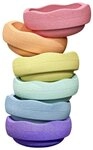 Stapelstein Balancetrainer Stapelstein rainbow pastel, f&uuml;r Drinnen und...
