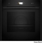 NEFF Dampfbackofen N 90 B69FS3CY0, Einbau-Backofen, 60 x 60 cm, DEEP BLACK, EEK: A+,