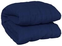 vidaXL Bett&uuml;berwurf Gewichtsdecke Blau 200x230 cm 13 kg Stoff