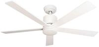 Pepeo Deckenventilator Energiespar Deckenventilator Tibu 132 cm Wei&szlig; mit LED
