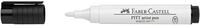 Faber-Castell Malstift Faber Castell Tuschestift Pitt Artist Pen B wei&szlig;