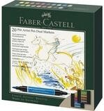 Faber-Castell K&uuml;nstlerstift Faber-Castell PAP Dual Marker Tuschestift - 20er...
