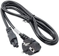 Akyga Akyga Strom Adapterkabel [1x Schutzkontakt-Stecker - 1x Kleeblatt-Buch