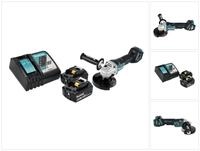 Makita Akku-Winkelschleifer DGA 517 RG 18 V 125 mm Brushless + 2x Akku 6,0 Ah +