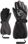 Skihandschuhe ZIENER "LAURO AS(R) Junior", Damen, Gr. 2, schwarz (gemustert),