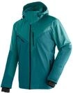 Skijacke MAIER SPORTS "Pajares", Herren, Gr. 48, blau (rauchblau), 100% Polyester,