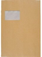BONG Versandtasche BONG Pappr&uuml;ckwandtasche DIN C4 m.F braun - 100 St&uuml;