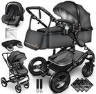 KIDUKU Kombi-Kinderwagen KIDUKU&reg; 3 in 1 Kombi-Kinderwagen Buggy Reisebuggy inkl.