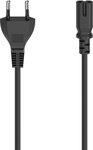 Hama Netzkabel, Euro-Stecker - 2-pol.-Kupplung (Doppelnut), 2,5m Netzkabel...