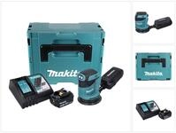 Makita Exzenterschleifer DBO 180 RF1J Akku Exzenterschleifer 18 V 125 mm + 1x...