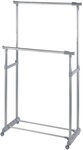 WENKO Kleiderst&auml;nder Modell Twin Bars, Garderobenst&auml;nder mit 2 Stangen,