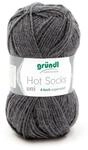 Gr&uuml;ndl Gr&uuml;ndl Wolle Hot Socks uni 50 g anthrazit H&auml;kelwolle