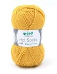 Gr&uuml;ndl Gr&uuml;ndl Wolle Hot Socks uni 50 g curry H&auml;kelwolle